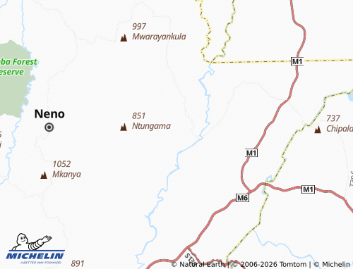 MICHELIN-Landkarte Kachingwe - ViaMichelin