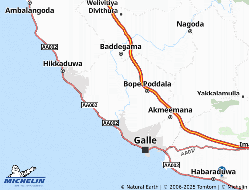 MICHELIN Horagampita Central map - ViaMichelin