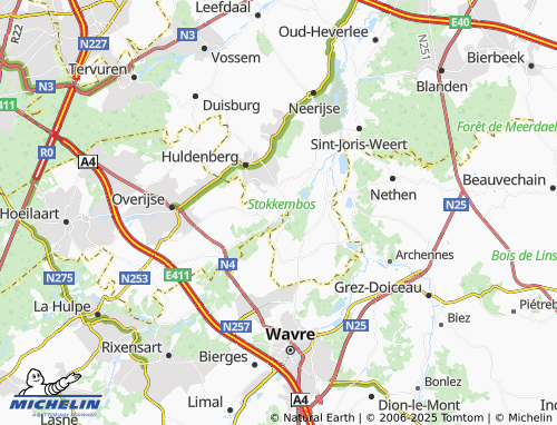 MICHELIN Terlanen map - ViaMichelin
