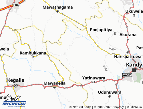 Mappa MICHELIN Meegasthenna - ViaMichelin