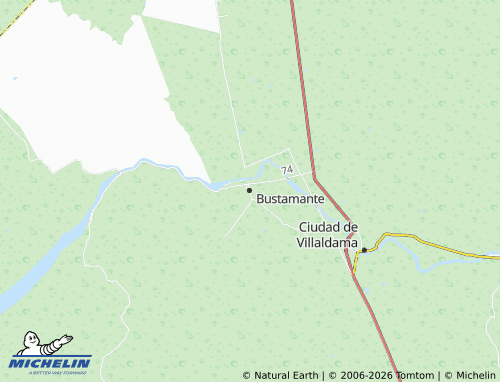 MICHELIN Bustamante map - ViaMichelin