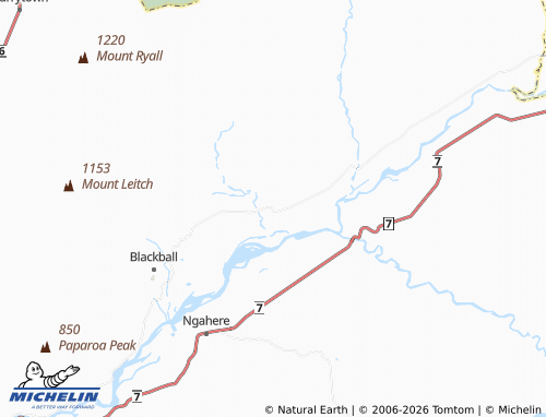 Mapa MICHELIN Atarau - ViaMichelin