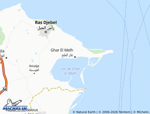 Mapa MICHELIN Ghar al-Milh - ViaMichelin