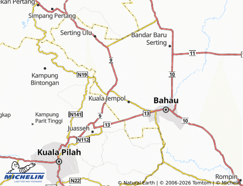 Mapa MICHELIN Kampung Tebat - ViaMichelin