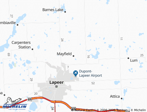 Mapa MICHELIN Mayfield - ViaMichelin