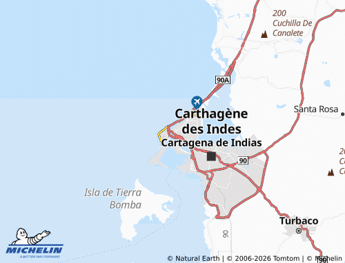 Carte MICHELIN Chambacú - ViaMichelin