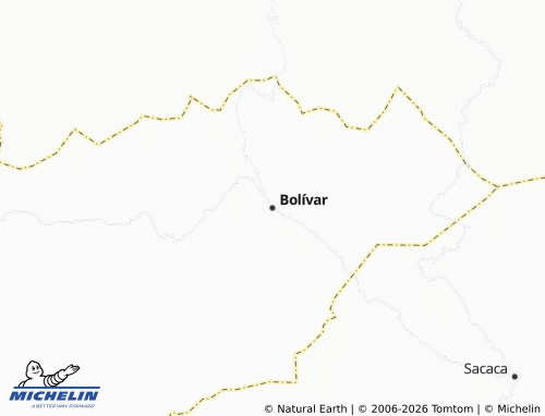 MICHELIN Bolívar map - ViaMichelin