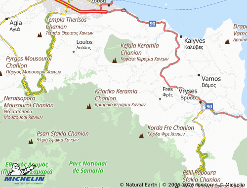 MICHELIN Kares map - ViaMichelin
