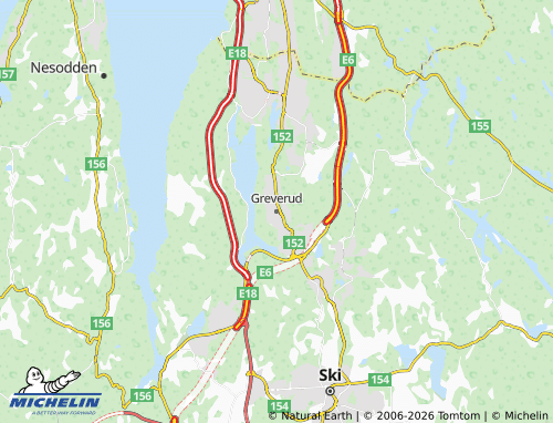 Mappa MICHELIN Greverud - ViaMichelin