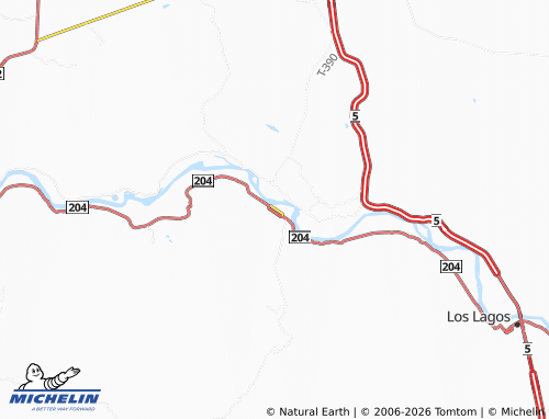 Mappa MICHELIN Antilhue - ViaMichelin