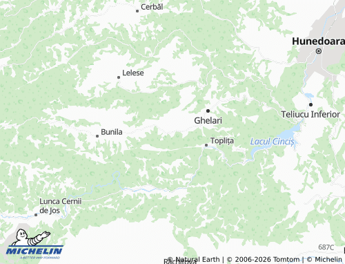 MICHELIN Ruda map - ViaMichelin