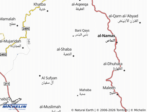 MICHELIN-Landkarte al-Shaba - ViaMichelin