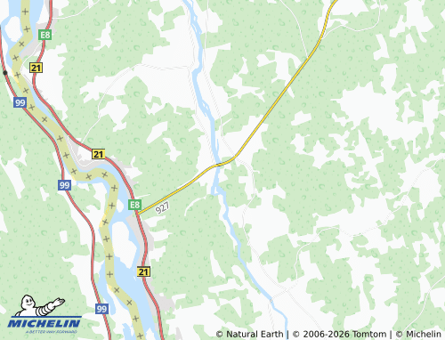 MICHELIN-Landkarte Yli-Liakka - ViaMichelin