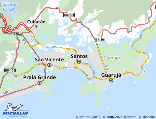 Mapa MICHELIN Encruzilhada - ViaMichelin