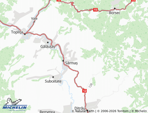 Mappa MICHELIN Fundoaia - ViaMichelin