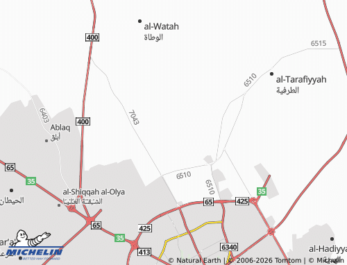 MICHELIN-Landkarte al-'Amal - ViaMichelin