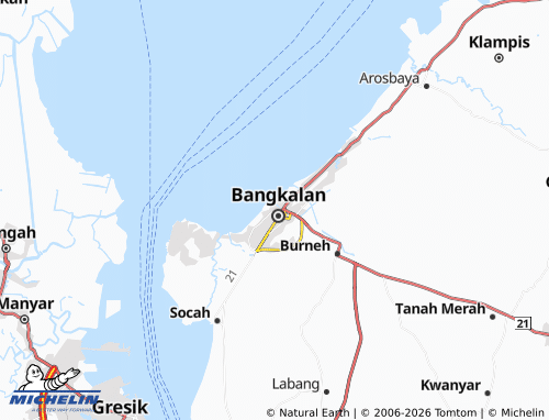 Mappa MICHELIN Pangeranan - ViaMichelin