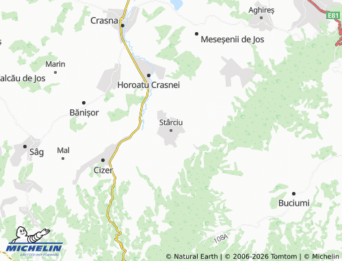 Mapa MICHELIN Stârciu - ViaMichelin