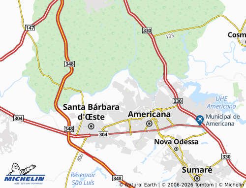 Mapa MICHELIN Parque Planalto - ViaMichelin