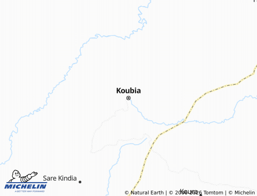 MICHELIN-Landkarte Koubia - ViaMichelin