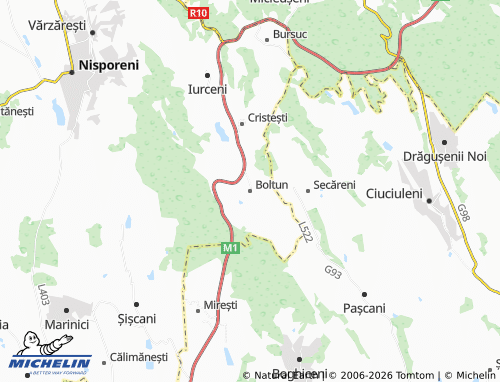 MICHELIN Boltun map - ViaMichelin