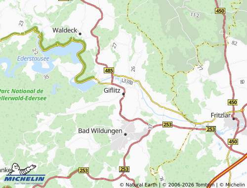 Mappa MICHELIN Giflitz - ViaMichelin
