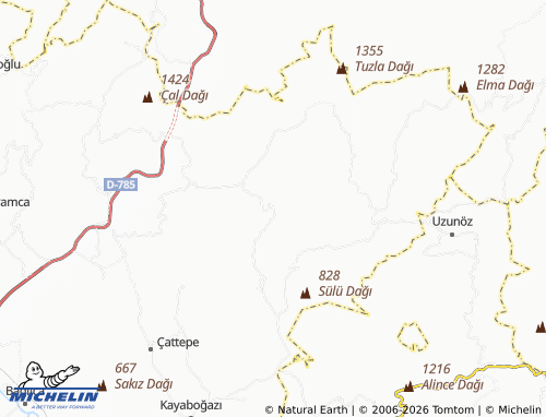 Mappa MICHELIN Çukurhan - ViaMichelin