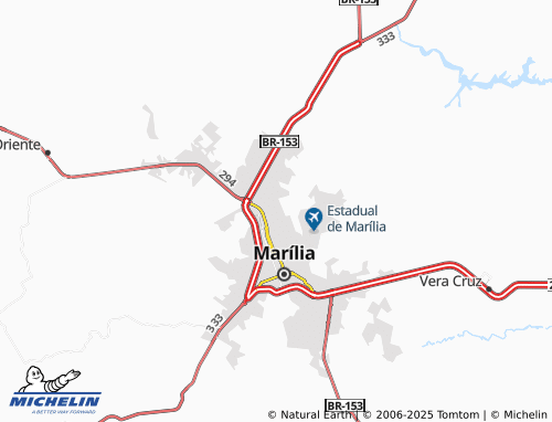 MICHELIN Jardim Lavínia map - ViaMichelin