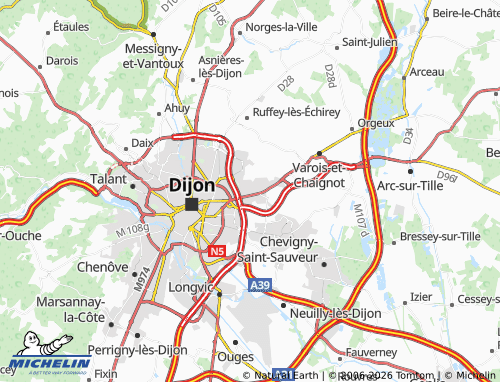 MICHELIN Saint-Apollinaire map - ViaMichelin