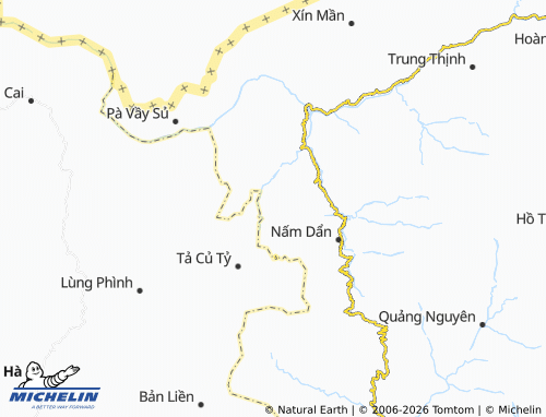 Mapa MICHELIN Bản Ngò - ViaMichelin