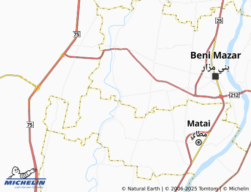 MICHELIN Masaret Hagag map - ViaMichelin
