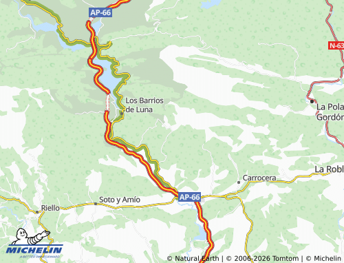 MICHELIN Portilla de Luna map - ViaMichelin