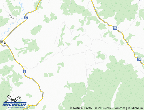 MICHELIN Veliki Šušnjar map - ViaMichelin