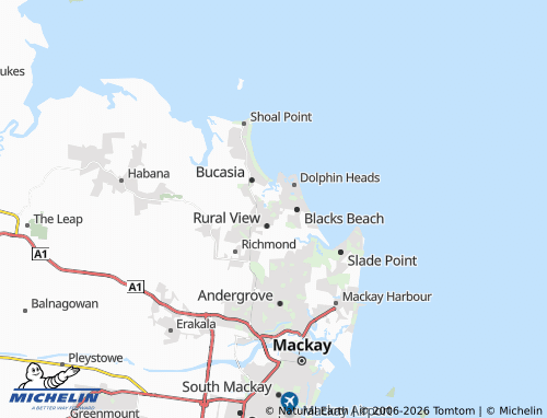 Mapa MICHELIN Eimeo - ViaMichelin