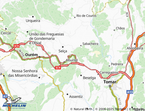 MICHELIN-Landkarte Furadouro - ViaMichelin