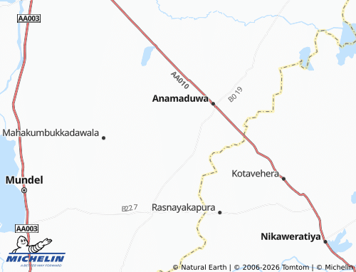 Mapa MICHELIN Divulwewa - ViaMichelin