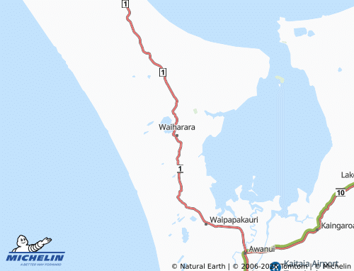 Mapa MICHELIN Waiharara - ViaMichelin