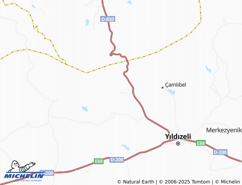 MICHELIN Ilıca map - ViaMichelin