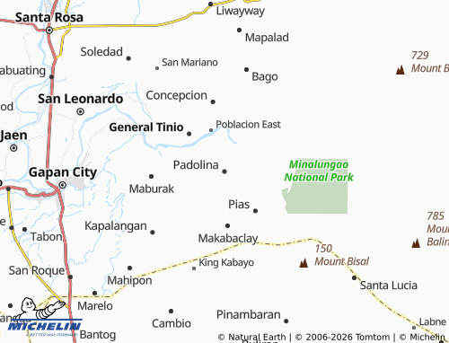 MICHELIN Padolina map - ViaMichelin