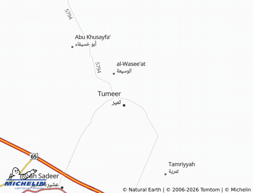 MICHELIN King Abdullah map - ViaMichelin