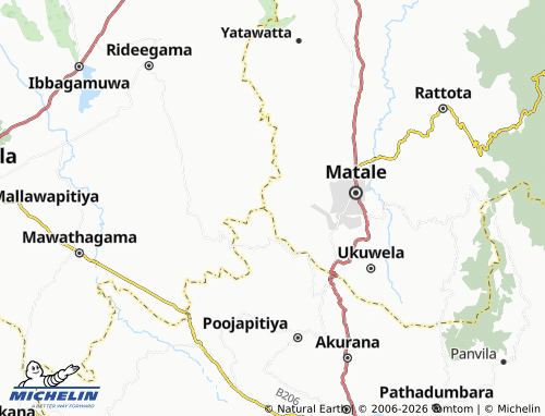 Mappa MICHELIN Alawathuwala - ViaMichelin