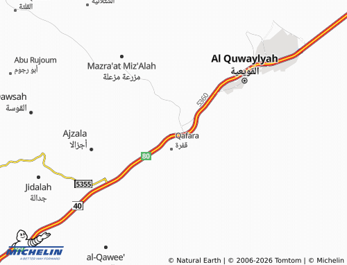 MICHELIN-Landkarte al-Sa'adah - ViaMichelin