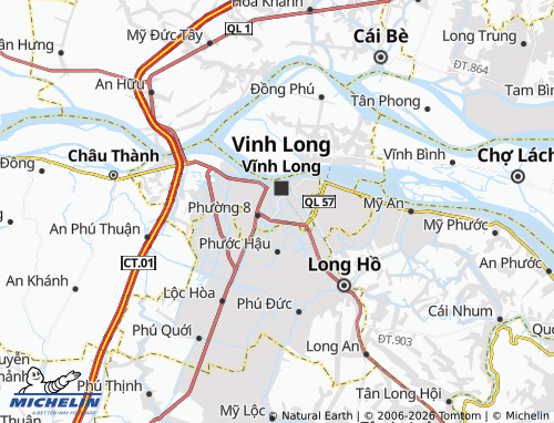 Kaart MICHELIN Phường 3 - ViaMichelin