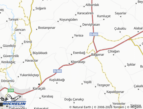 MICHELIN Esenbağ map - ViaMichelin