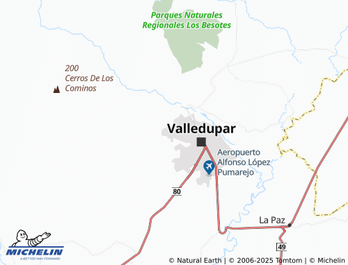 MICHELIN La Nevada map - ViaMichelin