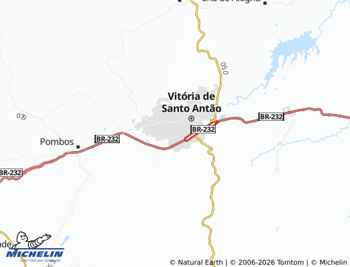 MICHELIN Mangueira map - ViaMichelin