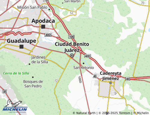 MICHELIN-Landkarte Hacienda San José - ViaMichelin