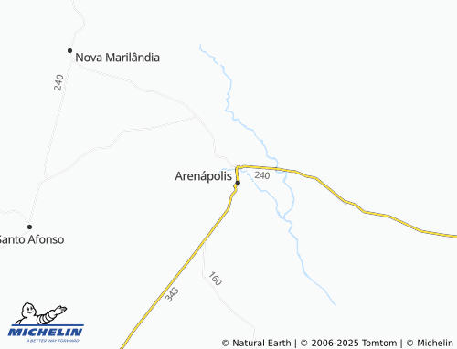 MICHELIN Vila Rica map - ViaMichelin