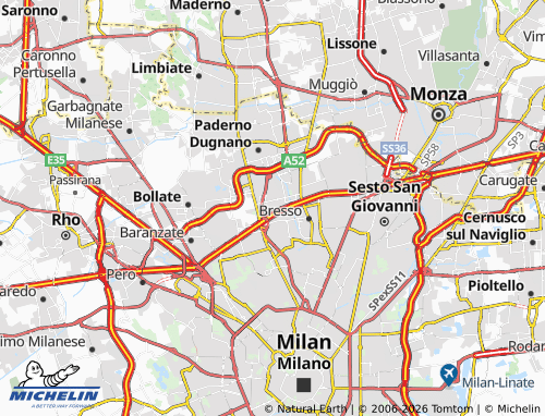 MICHELIN Cormano map - ViaMichelin