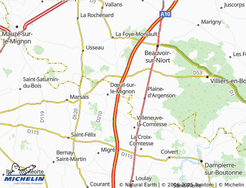 Kaart MICHELIN Les Aiguis - ViaMichelin